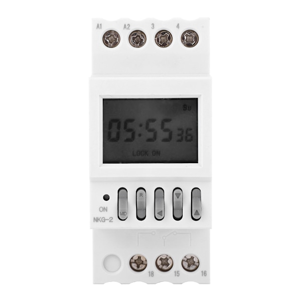 Skole Fabriksklokke Timer Switch AC220V 3A Slide Skinne Type