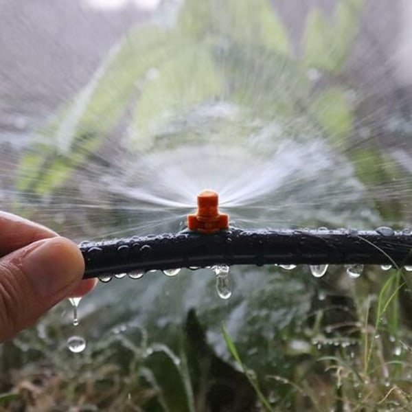 50 kpl Kastelutiput, 360° Dripper Kastelusarja Mikrotippukastelu, nurmikon kasteluun, vihreä