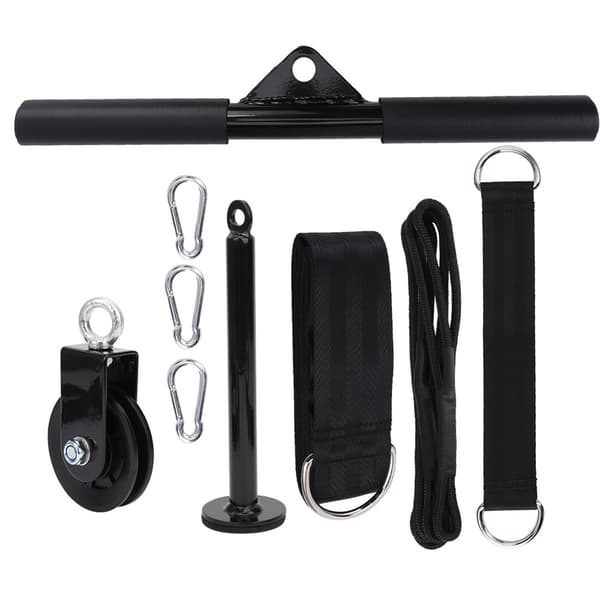 9-delars DIY Träningsutrustningsset Laststift Triceps Pulldown Remhjulssystem
