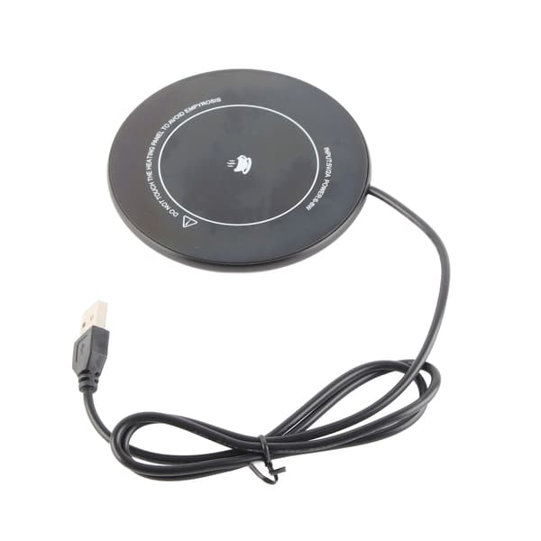 USB-oppvarmet koppvarmer Drikkekrusmatte Kontor Te Kaffe Varmeplate