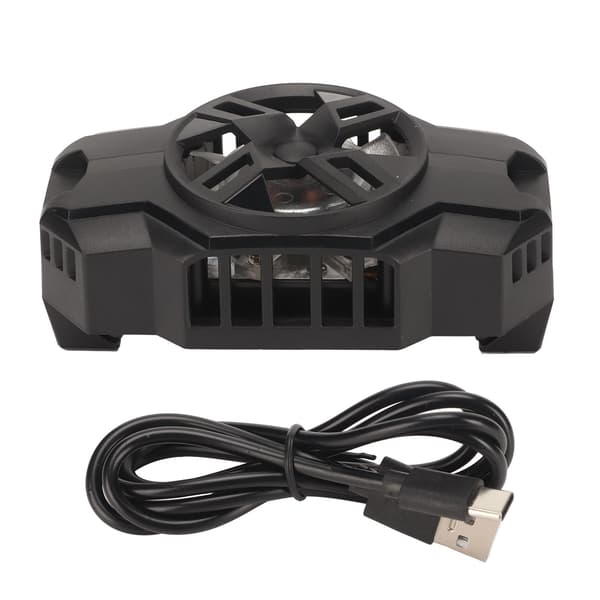S3 Semiconductor Telefonkøler Charmerende Sort Mobil Gaming Video Streaming Køleventilator