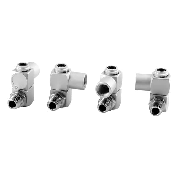 Universal Adaptersett for Luftsslange i Aluminium, 1/4\"