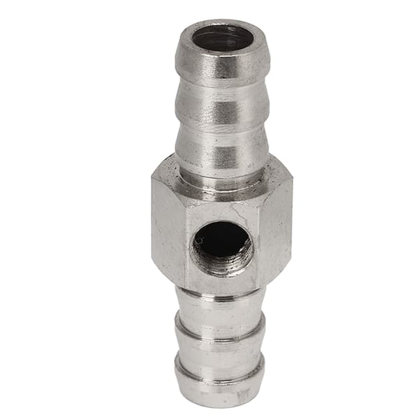 Rostfritt stål 304 Bränsletryckssensoradapter 12,7 mm ID 1/2 tum Högpresterande gummi