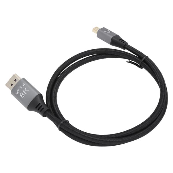 Mini DP til DP Adapterkabel 1.4 Version 8K High Definition 1 meter Mini DisplayPort