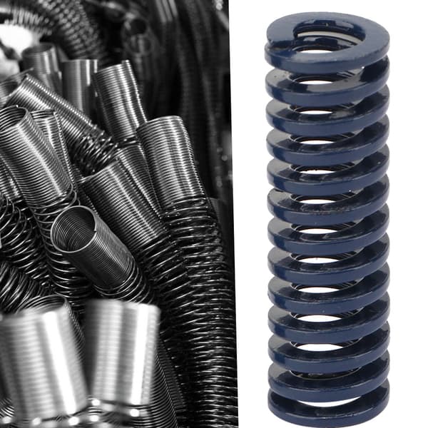 Høj Præcision 10mm OD 5mm ID Stål Blå Let Belastning Formfjeder 2 stk