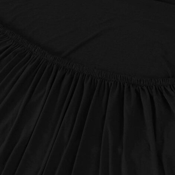 Enfärgad all-inclusive vattentät cover, stretchtyg, svart, 90-140 cm