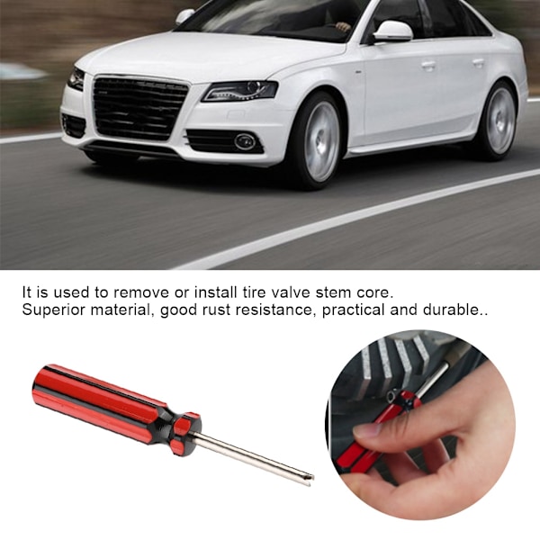 Auton ja kuorma-auton venttiilin varren sisäosan asennus-/irrotustyökalu renkaan korjaukseen Torx-ominaisuuksilla