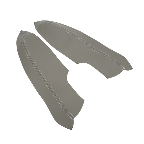 2-pack Mikrofiberläder Främre Dörrpanel Armstödsskydd Anti-repskydd för Civic 2005 2011 Grå