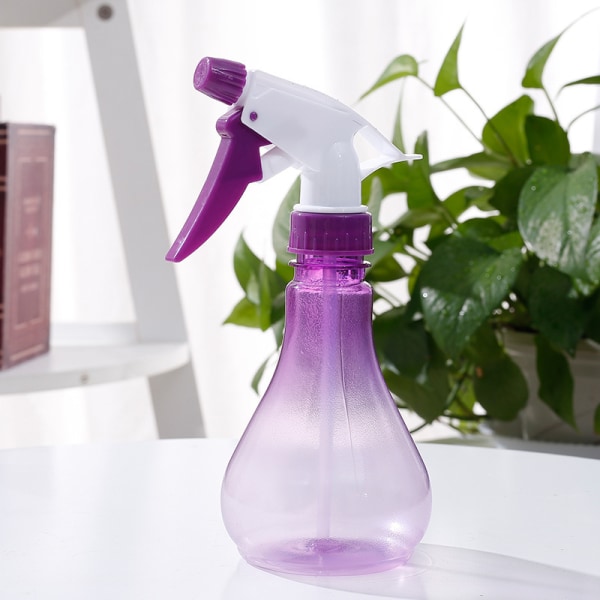 Blomstervattenspruta, vattenkanna för handtrycksdesinfektion, 6 st (grön+blå+gul+lila+rosa+röd，250ml)