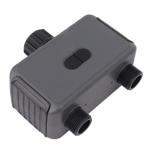 Smart Vattentimer 2 Utlopp WiFi Sprinkler Timer med Appkontroll Timing Bevattningsläge 100-240V EU-kontakt