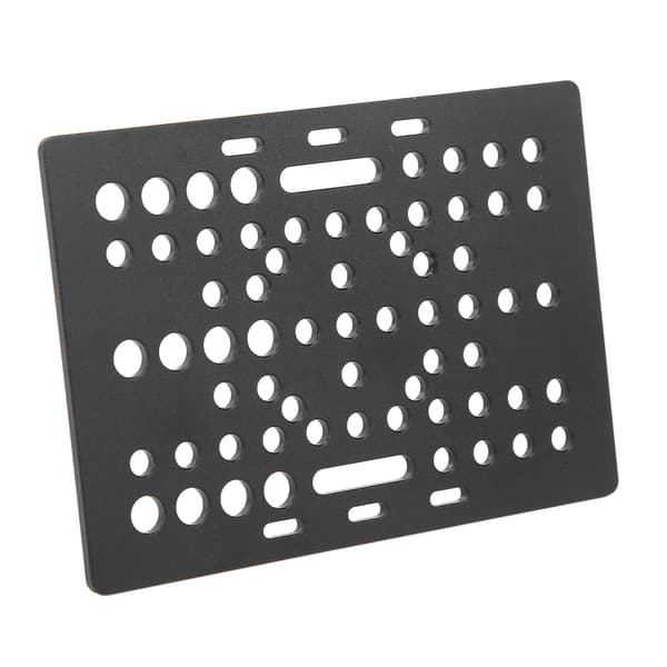 Gantry Plade Aluminium Høj Styrke Portal Board Sort Anodiseret 3D Printer Lineær Universal Guide til Fræsemaskine Plade