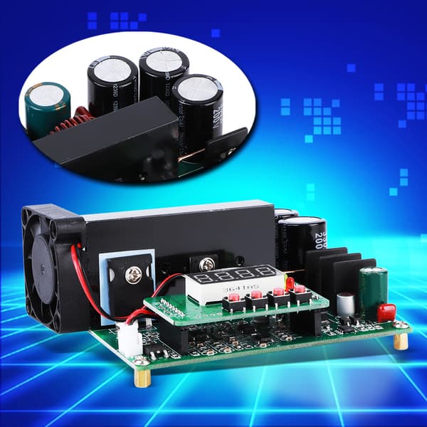 CNC DC Konstant Strøm Spændingsregulator Modul Justerbar Boost Converter Strømforsyning B900W