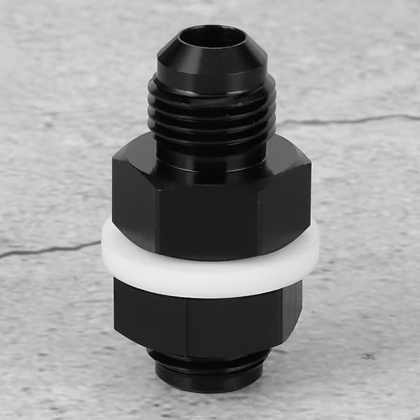 AN6 Läpivientiliitin Flare Polttokennoadapteri PTFE-aluslevyllä useimmille nesteille