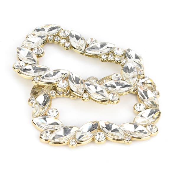 Elegant Rhinestone Sko Spænde til Bryllupsdekoration