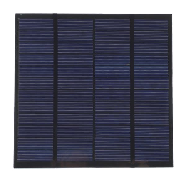 3W 12V Portabel DIY Solpanel 145x145mm Polykristallin Utomhus Resa