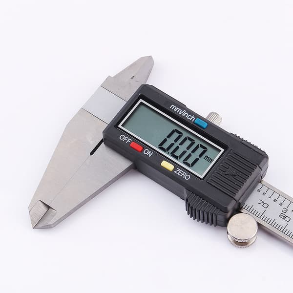 LCD Digital Nonius Caliper 0-200mm Rustfrit Stål Elektronisk Mikrometer Måleværktøj