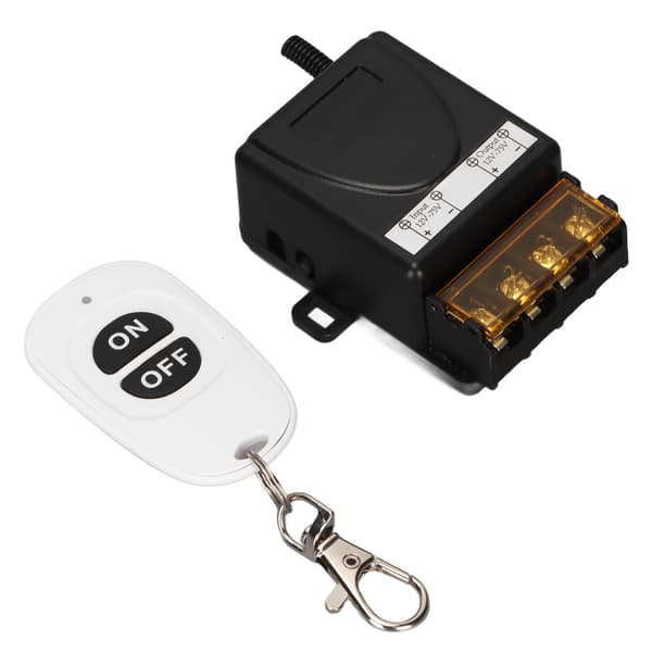 Trådlös 433MHz RF Fjärrkontroll Switch Relä Billjusbrytare