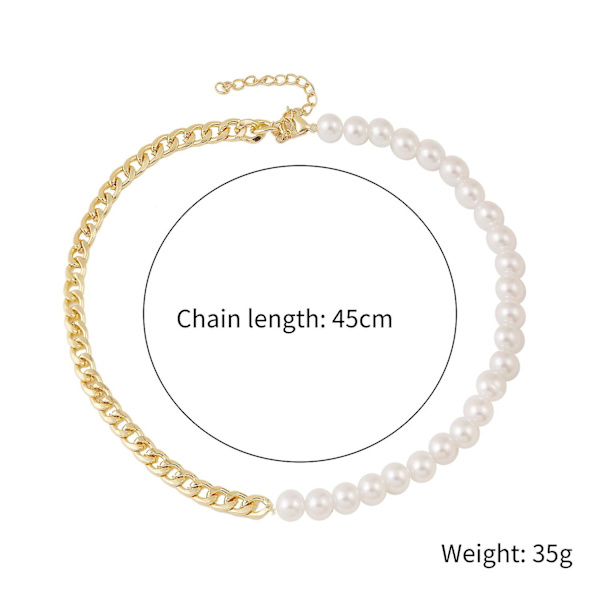 Halskæde Uregelmæssig Pearl Choker Fashion smykker B1540 N2106-31