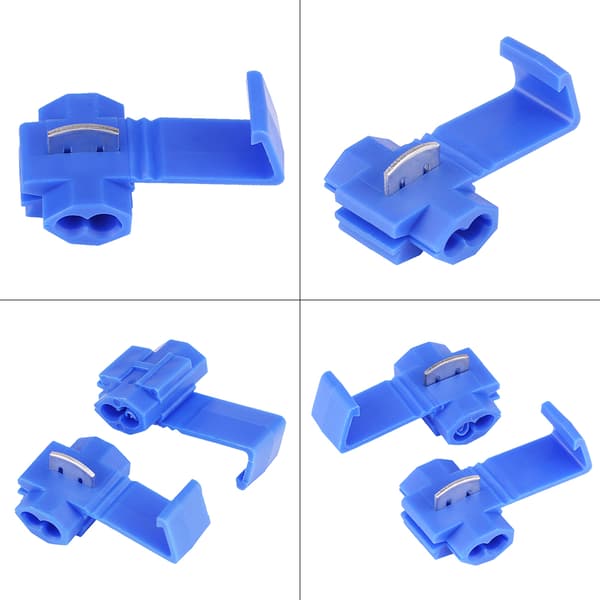 Blue Lock Hurtigkoblingsklemmer 50 stk 0,72-2,5mm2 Terminalkoblinger