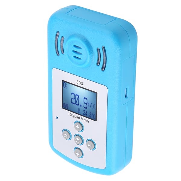 Blå digital oksygenlekkasjedetektor -10~+50℃