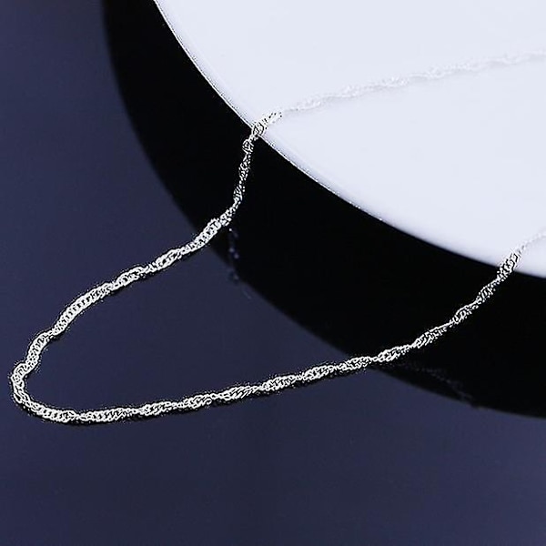 Halskæde Kvindemodeller Wave Chain Of High-end Dame Vintage smykker Top 45 cm