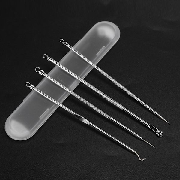 Spetsiga Blackhead Remover Double Head Pimple Extractor Tool Kit