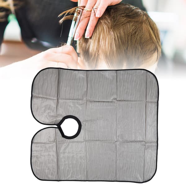 Vandtæt Hår Salon Kappe Hårfarvning Styling Værktøj Gråt Stof