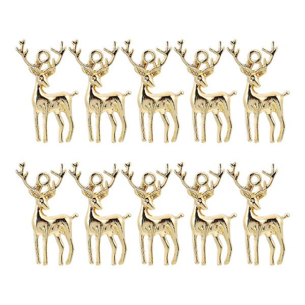 12 st Julelement Berlocker Legering Rådjursfigur Jul Diy Berlocker