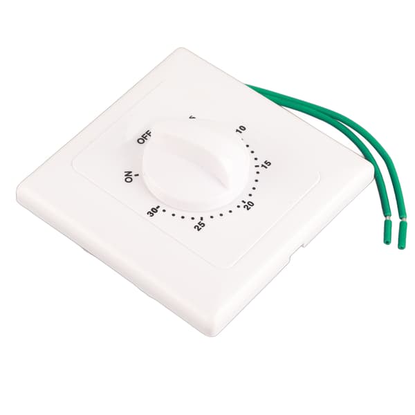 220V AC Mekanisk Pumpe Timer Nedtelling Kontroll 30 Min Veggfeste 86 Panel