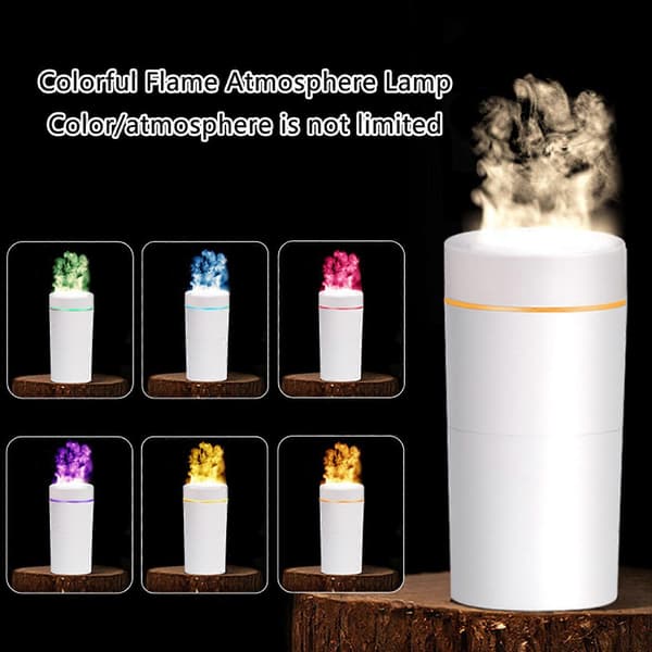 Bærbar Mini Luftfukter 180ml Trådløs Bærbar Liten Luftfukter USB Oppladbar Skrivebordsluftfukter Eterisk Olje grå grey