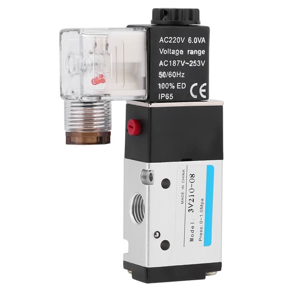 3-vägs 2-läges pneumatisk magnetventil G1 4 AC220V