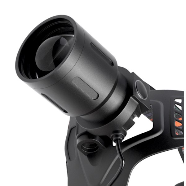 udendørs pandelampe, LED-belysning ultrakraftfuld forlygte (T026 T6 roterende zoom, uden batteri)
