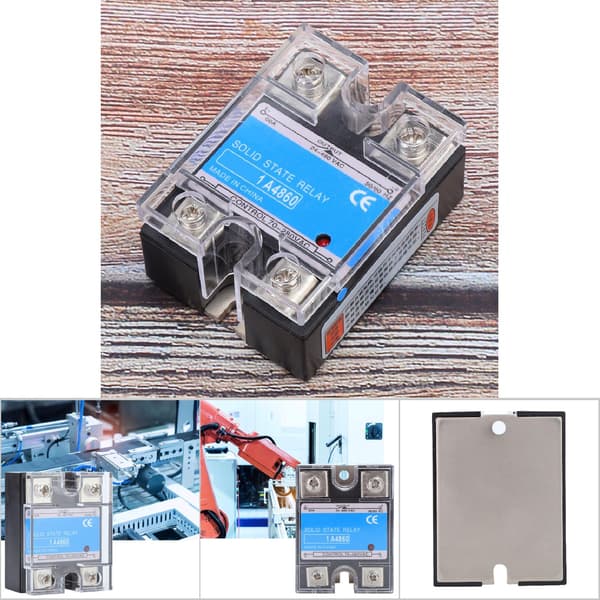 BERM-1 A4860 60A Solid State Relæ 70-280VAC Indgang 24-480VAC Belastning AC SSR til CNC-maskine Elektrisk udstyr