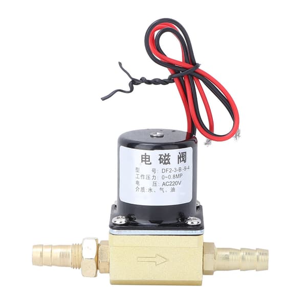 Sveisemaskin Magnetventil 0-0.8MPa Vann Gass Argon CO2 G1/8 AC220V