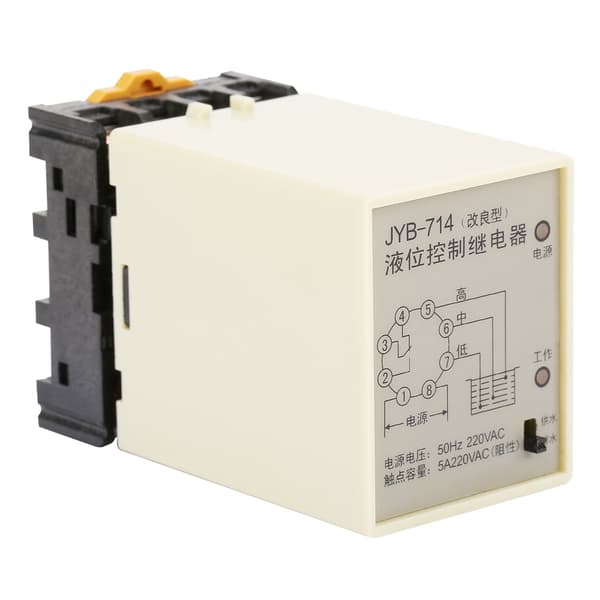 JYB 714 Væskeniveaurelæ Vandstandsregulator 220V Base