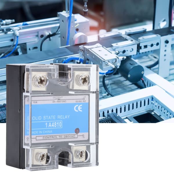 BERM 1 A4810 10A SSR Solid State Relä 70 280VAC Ingång 24 480VAC Last AC Elektrisk Utrustning för CNC-maskiner