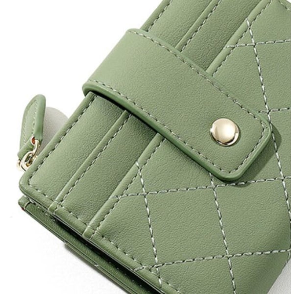 Creative Zipper Myntväska (grön)