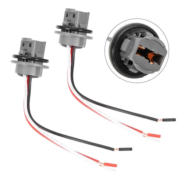 2-benet T20 7443 LED Bremselys Sokkel Stik Adapter