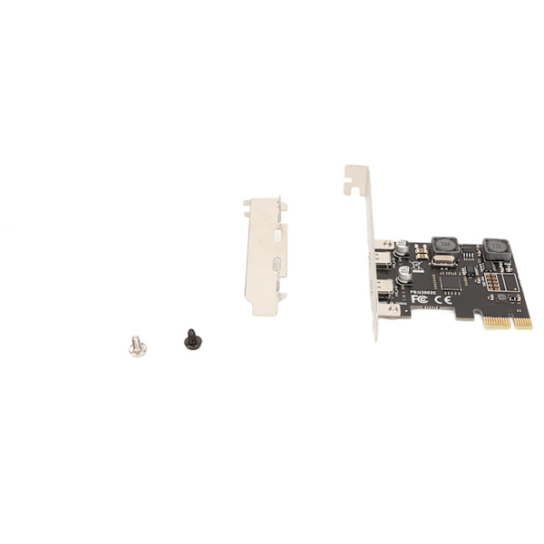 PCIe til Type C Udvidelseskort 5Gbps 2 Porte Uafhængig Smart Beskyttelse til Windows