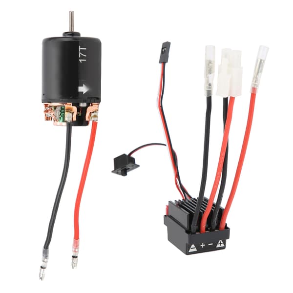 Universal 17T 540 Børstemotor 320A Børstet ESC Sæt Tilbehør til 1 10 RC Bil
