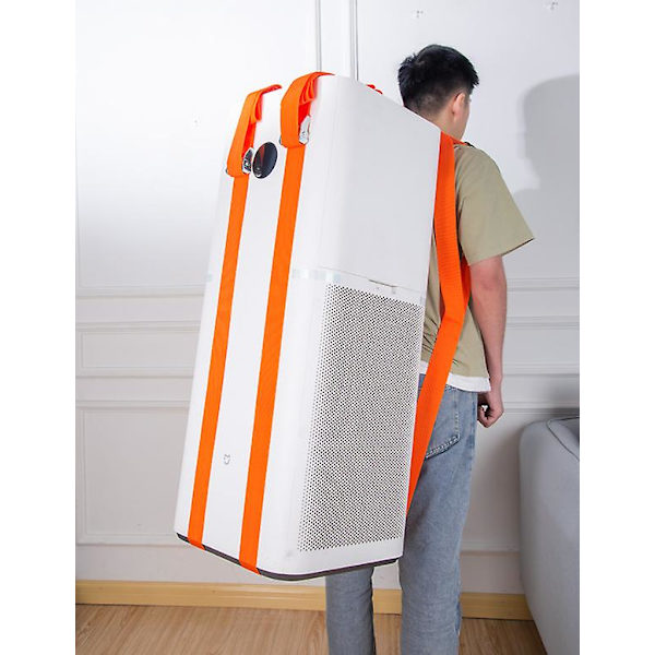 Möbelbärbälte, enkelaxeltyp - orange