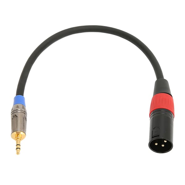 XLR til 3,5 mm kabel Stereo tabsfri støjreduktion Mikrofon Balanceret ledning til kamera Computer 11,8 tommer