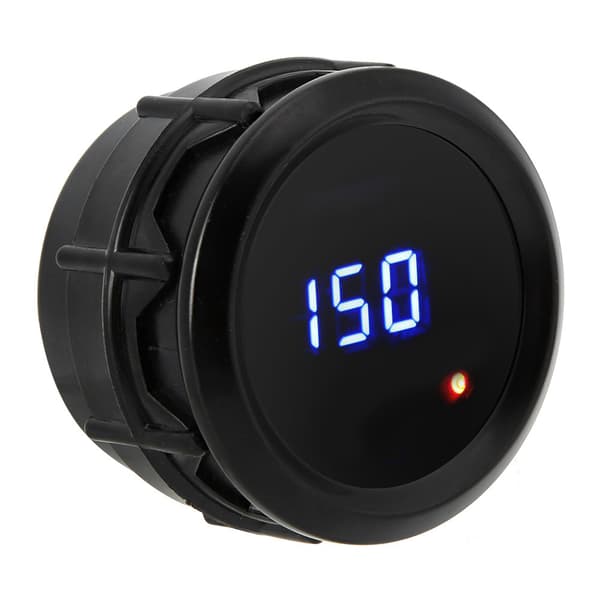 52mm Blå LED Digital Oljetermometer med Sensor 40 til 150 Grader Celsius Temperaturmåler