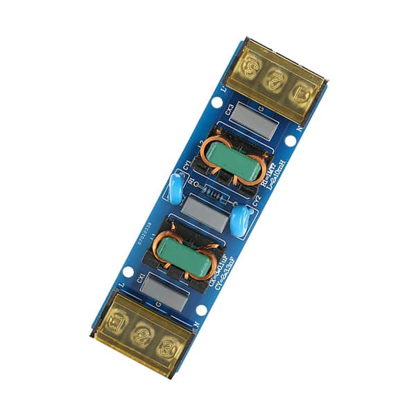 EMI Højfrekvens To-Trins Lavpas Strømfilter Board 25A