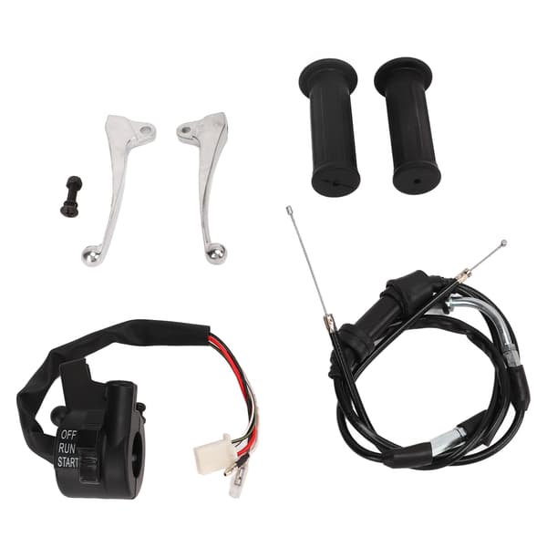 Gasskabelhåndtak Start Kill Switch Bremsespaksett for PW50 PY50 Dirt Bike