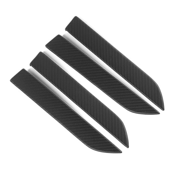 Tesla Model X 2016 2021 4. Dørhåndtak Deksel Matt Karbonfiber Trim
