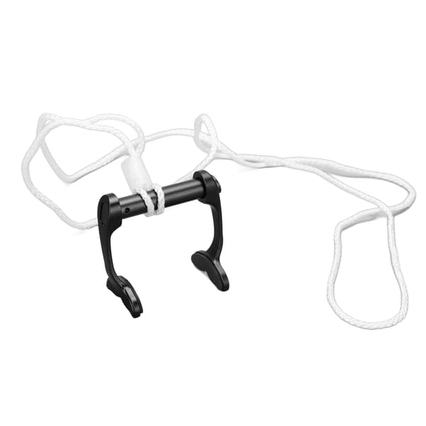 Anti Lost Strap Simning Näsklämma för Dykning Nybörjare Träning Svart