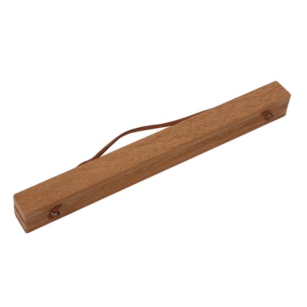Magnetisk Sågspån Fotoram DIY Affisch Scroll Tryck Konstverk Hängare Teak Trä 21cm