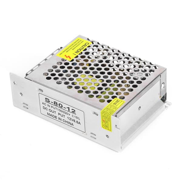 220V til 12V 6.5A 80W Strømforsyning Transformer Adapter