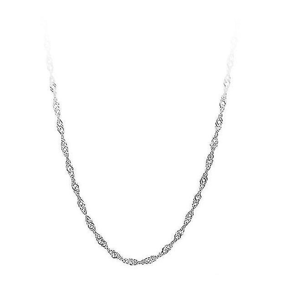Halskæde Kvindemodeller Wave Chain Of High-end Dame Vintage smykker Top 45 cm